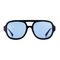 JimBob / Black Acetate & Blue Lens